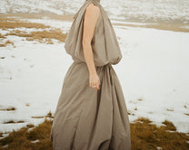 Taft halter dress