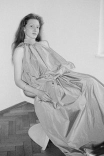 Taft halter dress