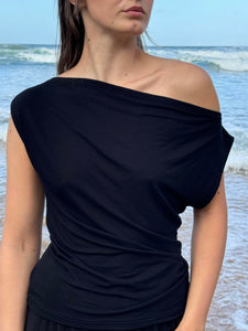 Loose shoulder TOP