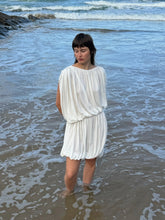 Load image into Gallery viewer, DELIVERY IN 2 WEEKS - off white DRAPE dress