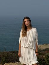 Load image into Gallery viewer, DELIVERY IN 2 WEEKS - off white DRAPE dress