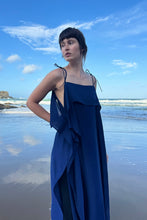 Load image into Gallery viewer, BLUE SATIN dress