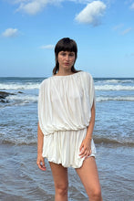 Load image into Gallery viewer, DELIVERY IN 2 WEEKS - off white DRAPE dress