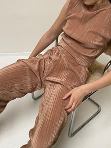 BROWNIE pleated trousers