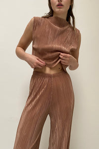 BROWNIE pleated trousers