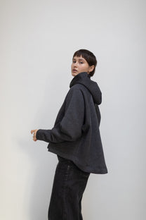 Explorer hoodie DARK MELANGE