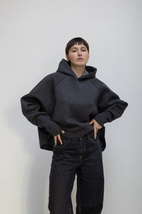 Explorer hoodie DARK MELANGE
