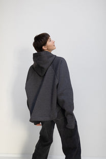 Explorer hoodie DARK MELANGE