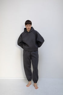 Explorer pants DARK MELANGE - wide