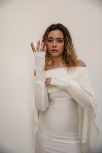 FOAM dress off white
