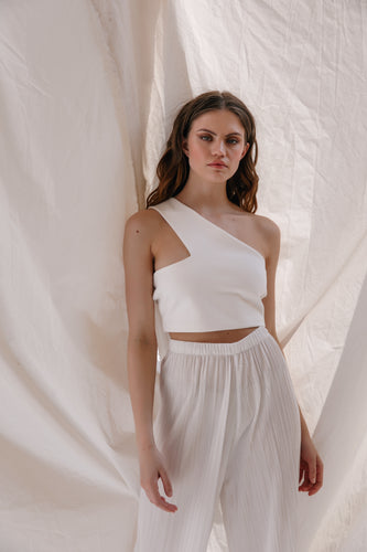 Top ONE STRAP white - delivery 2 weeks